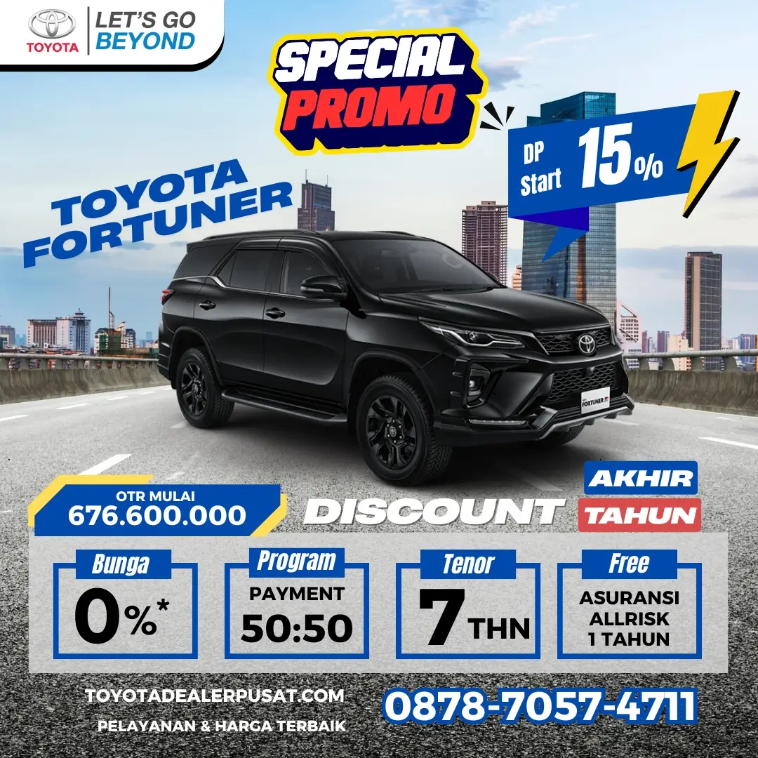 Promo Akhir Tahun Toyota Fortuner