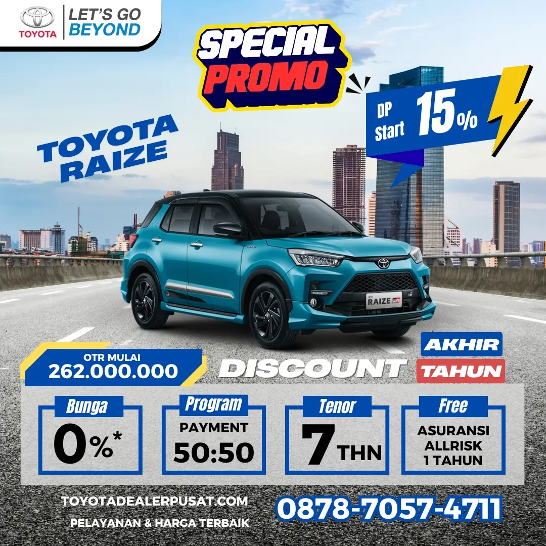 Promo Akhir Tahun Toyota Raize